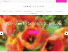 Tablet Screenshot of corneliaguest.com